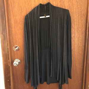 Light-weight gray cardigan